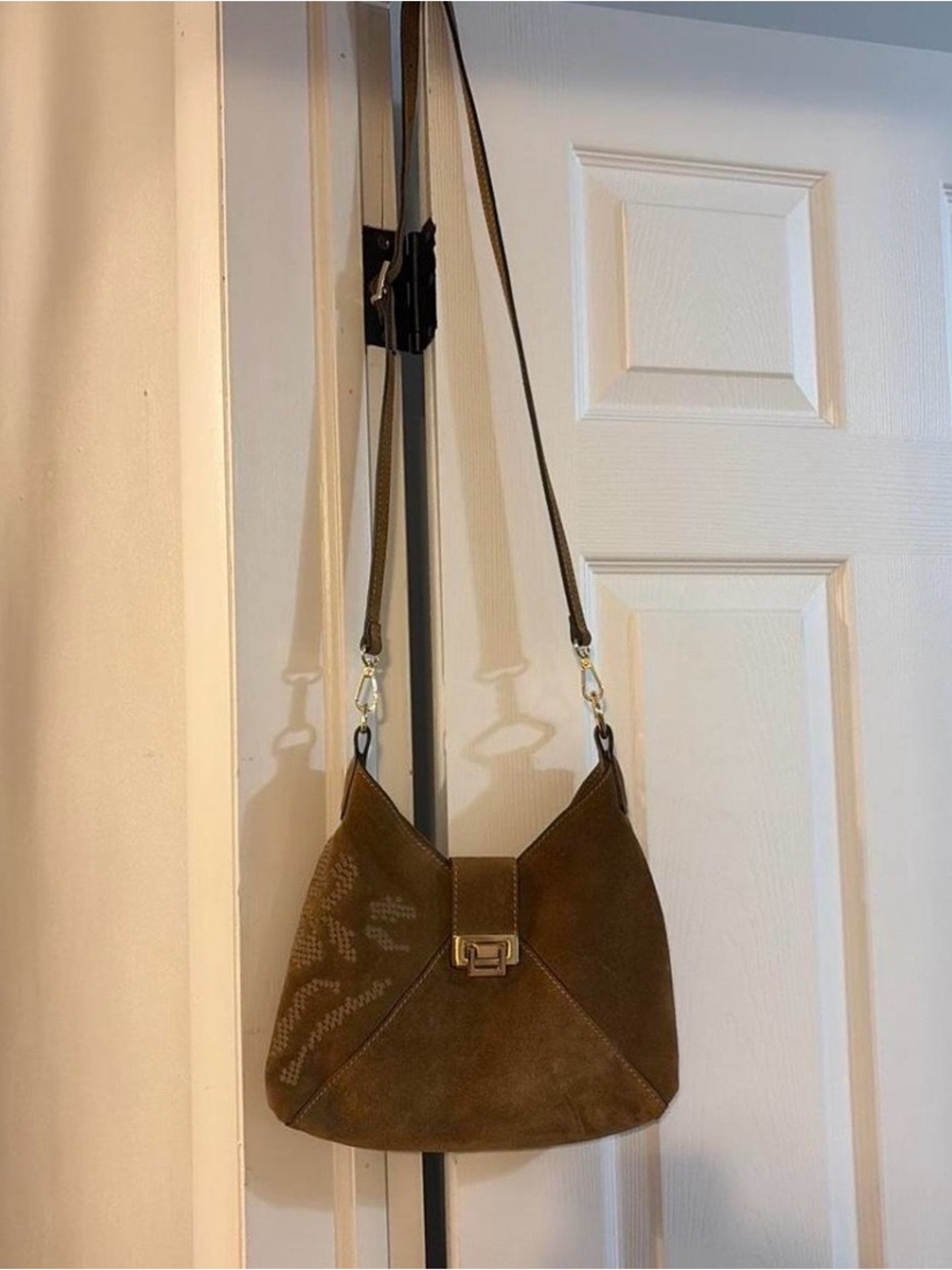 Suede Divina Firenze Crossbody